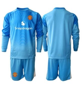 Manchester United Keeper Thuis tenue Kinder 2025-26 Lange Mouwen (+ broek)
