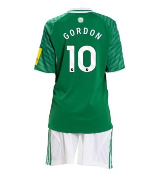 Newcastle United Anthony Gordon #10 Uit tenue Kinder 2025-26 Korte Mouw (+ Korte broeken)