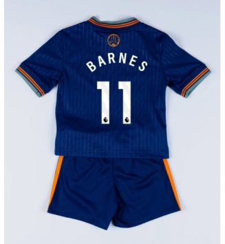 Newcastle United Harvey Barnes #11 Derde tenue Kinder 2025-26 Korte Mouw (+ Korte broeken)