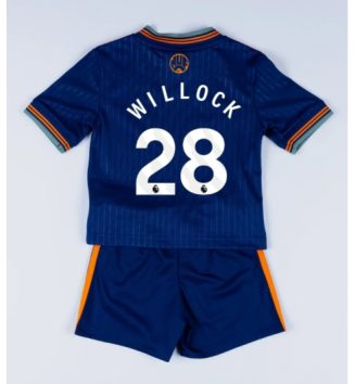 Newcastle United Joe Willock #28 Derde tenue Kinder 2025-26 Korte Mouw (+ Korte broeken)