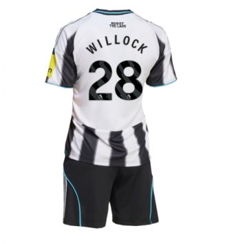 Newcastle United Joe Willock #28 Thuis tenue Kinder 2025-26 Korte Mouw (+ Korte broeken)
