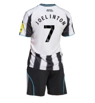 Newcastle United Joelinton #7 Thuis tenue Kinder 2025-26 Korte Mouw (+ Korte broeken)