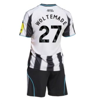 Newcastle United Nick Woltemade #27 Thuis tenue Kinder 2025-26 Korte Mouw (+ Korte broeken)