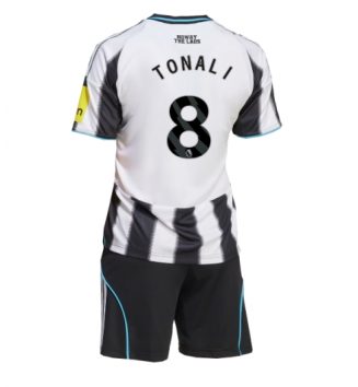 Newcastle United Sandro Tonali #8 Thuis tenue Kinder 2025-26 Korte Mouw (+ Korte broeken)