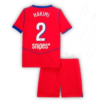 Paris Saint-Germain Achraf Hakimi #2 Derde tenue Kinder 2025-26 Korte Mouw (+ Korte broeken)