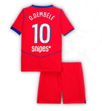 Paris Saint-Germain Ousmane Dembele #10 Derde tenue Kinder 2025-26 Korte Mouw (+ Korte broeken)
