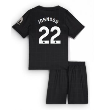 Tottenham Hotspur Brennan Johnson #22 Uit tenue Kinder 2025-26 Korte Mouw (+ Korte broeken)
