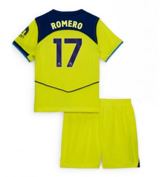 Tottenham Hotspur Cristian Romero #17 Derde tenue Kinder 2025-26 Korte Mouw (+ Korte broeken)