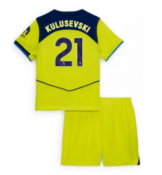 Tottenham Hotspur Dejan Kulusevski #21 Derde tenue Kinder 2025-26 Korte Mouw (+ Korte broeken)
