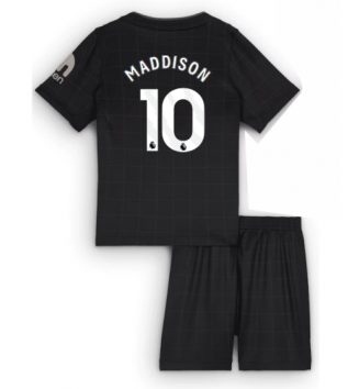 Tottenham Hotspur James Maddison #10 Uit tenue Kinder 2025-26 Korte Mouw (+ Korte broeken)