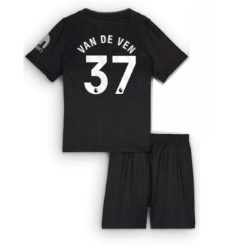 Tottenham Hotspur Micky van de Ven #37 Uit tenue Kinder 2025-26 Korte Mouw (+ Korte broeken)