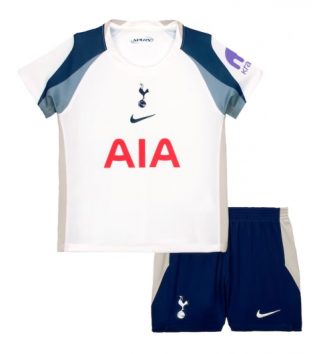 Tottenham Hotspur Thuis tenue Kinder 2025-26 Korte Mouw (+ Korte broeken)