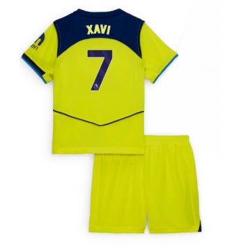 Tottenham Hotspur Xavi Simons #7 Derde tenue Kinder 2025-26 Korte Mouw (+ Korte broeken)
