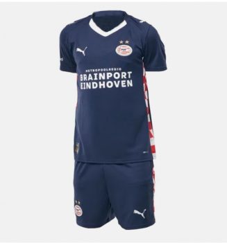 PSV Eindhoven Uit tenue Kinder 2025-26 Korte Mouw (+ Korte broeken)