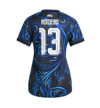 Argentinië WK 2026 Cristian Romero #13 Uit tenue Dames Korte Mouw Kopen