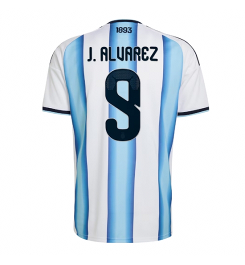 Argentinië Julian Alvarez #9 Thuis tenue WK 2026 nieuwe voetbalshirts Argentinië Julian Alvarez #9 Thuis tenue WK 2026 nieuwe voetbalshirts