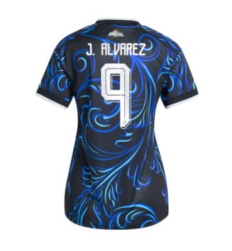 Argentinië WK 2026 Julian Alvarez #9 Uit tenue Dames Korte Mouw Kopen