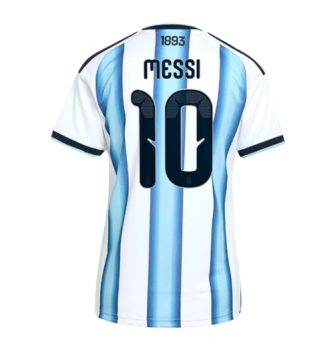 Argentinië WK 2026 Lionel Messi #10 Thuis tenue Dames Korte Mouw Kopen