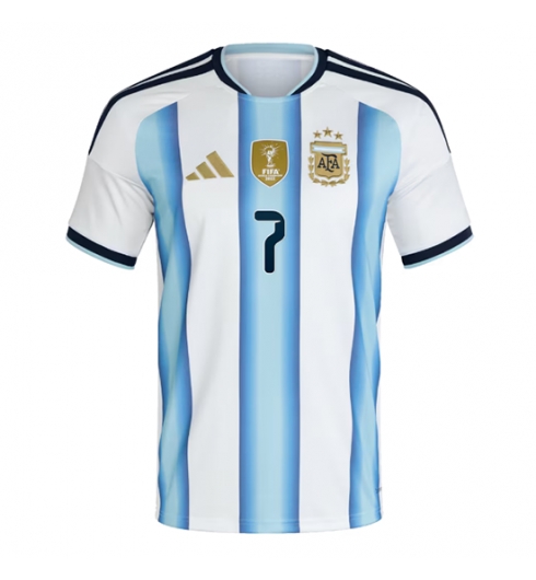 Argentinië Rodrigo De Paul #7 Thuis tenue WK 2026 nieuwe voetbalshirts 2 Argentinië Rodrigo De Paul #7 Thuis tenue WK 2026 nieuwe voetbalshirts 2