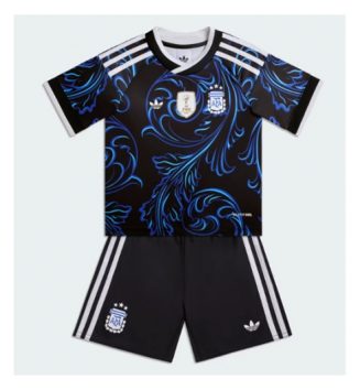Argentinië Uit tenue Kinder WK 2026 Korte Mouw (+ Korte broeken)
