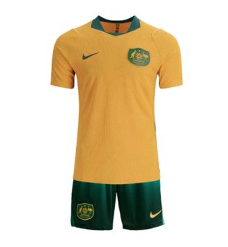 Australië Thuis tenue Kinder WK 2026 Korte Mouw (+ Korte broeken)