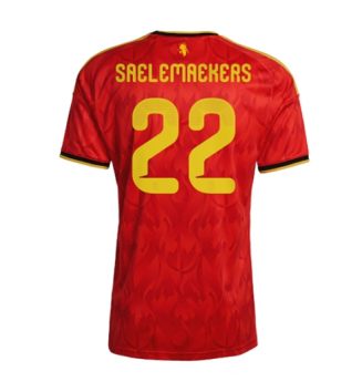 België Alexis Saelemaekers #22 Thuis tenue WK 2026 Korte Mouw