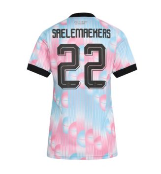 België Alexis Saelemaekers #22 Uit tenue Dames WK 2026 Korte Mouw Kopen
