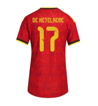 België Charles De Ketelaere #17 Thuis tenue Dames WK 2026 Korte Mouw Kopen