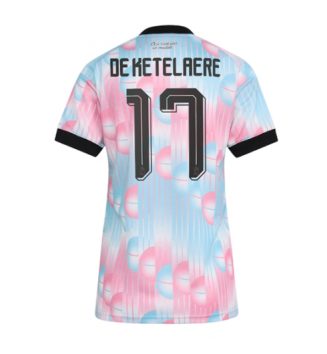 België Charles De Ketelaere #17 Uit tenue Dames WK 2026 Korte Mouw Kopen