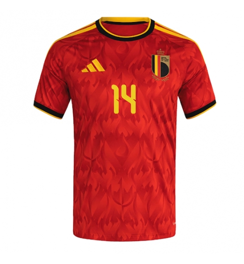 België Dodi Lukebakio #14 Thuis tenue WK 2026 Korte Mouw 2 België Dodi Lukebakio #14 Thuis tenue WK 2026 Korte Mouw 2