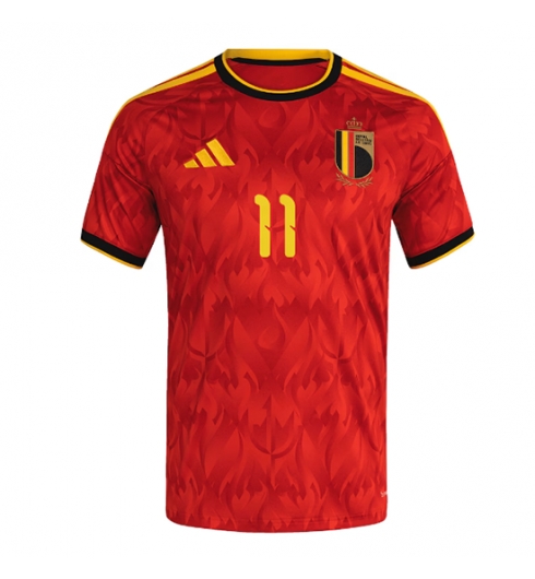 België Jeremy Doku #11 Thuis tenue WK 2026 Korte Mouw 2 België Jeremy Doku #11 Thuis tenue WK 2026 Korte Mouw 2