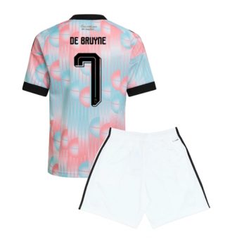 België Kevin De Bruyne #7 Uit tenue Kinder WK 2026 Korte Mouw (+ Korte broeken)