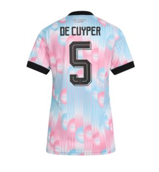 België Maxim De Cuyper #5 Uit tenue Dames WK 2026 Korte Mouw Kopen