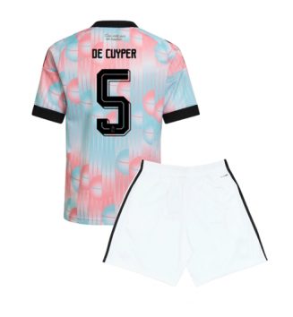 België Maxim De Cuyper #5 Uit tenue Kinder WK 2026 Korte Mouw (+ Korte broeken)