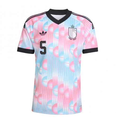 België Maxim De Cuyper #5 Uit tenue WK 2026 Korte Mouw 2 België Maxim De Cuyper #5 Uit tenue WK 2026 Korte Mouw 2