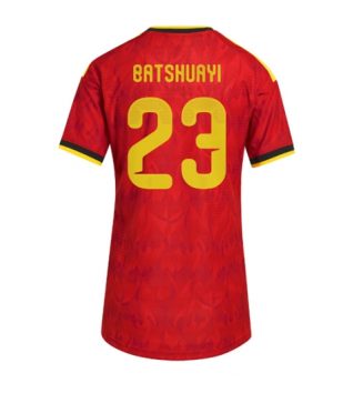België Michy Batshuayi #23 Thuis tenue Dames WK 2026 Korte Mouw Kopen