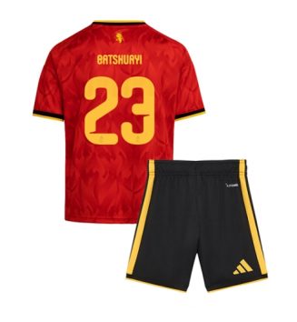 België Michy Batshuayi #23 Thuis tenue Kinder WK 2026 Korte Mouw (+ Korte broeken)