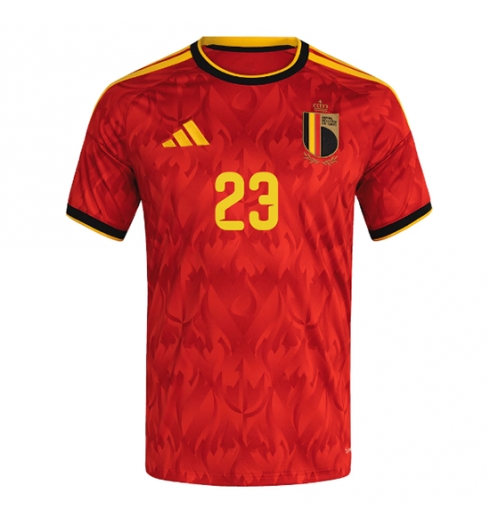 België Michy Batshuayi #23 Thuis tenue WK 2026 Korte Mouw 2 België Michy Batshuayi #23 Thuis tenue WK 2026 Korte Mouw 2