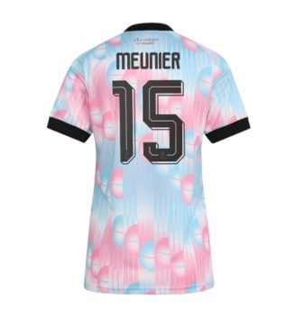 België Thomas Meunier #15 Uit tenue Dames WK 2026 Korte Mouw Kopen