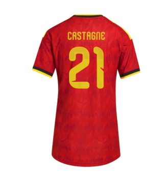 België Timothy Castagne #21 Thuis tenue Dames WK 2026 Korte Mouw Kopen