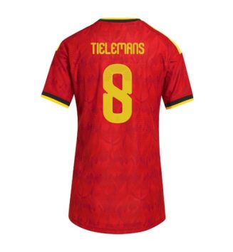 België Youri Tielemans #8 Thuis tenue Dames WK 2026 Korte Mouw Kopen