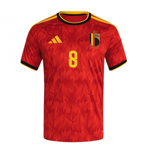 België Youri Tielemans #8 Thuis tenue WK 2026 Korte Mouw 2 België Youri Tielemans #8 Thuis tenue WK 2026 Korte Mouw 2