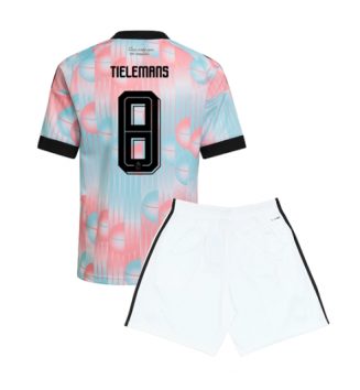 België Youri Tielemans #8 Uit tenue Kinder WK 2026 Korte Mouw (+ Korte broeken)