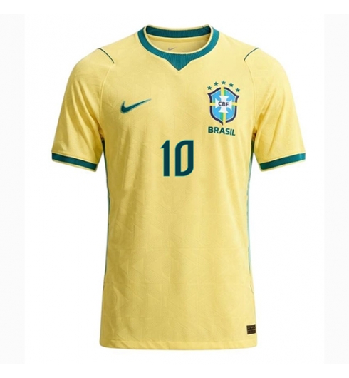 Brazilië Vinicius Junior #10 Thuis tenue WK 2026 voetbaltenue met naam 2 Brazilië Vinicius Junior #10 Thuis tenue WK 2026 voetbaltenue met naam 2
