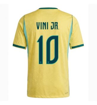 Brazilië Vinicius Junior #10 Thuis tenue WK 2026 voetbaltenue met naam
