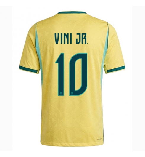 Brazilië Vinicius Junior #10 Thuis tenue WK 2026 voetbaltenue met naam Brazilië Vinicius Junior #10 Thuis tenue WK 2026 voetbaltenue met naam