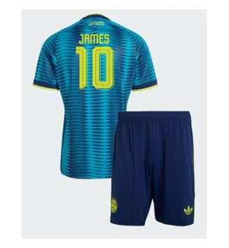 Colombia James Rodriguez #10 Uit tenue Kinder WK 2026 Korte Mouw (+ Korte broeken)