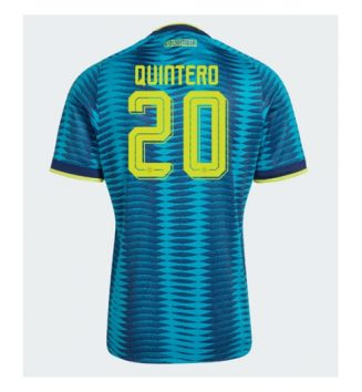 Colombia Juan Fernando Quintero #20 Uit tenue WK 2026 voetbalshirts kopen Colombia Juan Fernando Quintero #20 Uit tenue WK 2026 voetbalshirts kopen