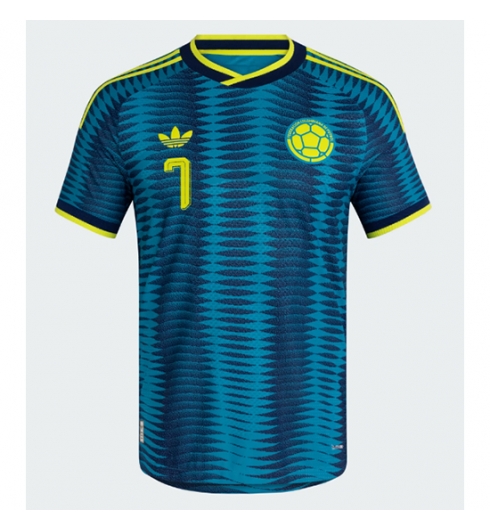 Colombia Luis Diaz #7 Uit tenue WK 2026 voetbalshirts kopen 2 Colombia Luis Diaz #7 Uit tenue WK 2026 voetbalshirts kopen 2