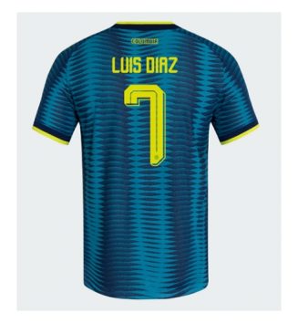 Colombia Luis Diaz #7 Uit tenue WK 2026 voetbalshirts kopen Colombia Luis Diaz #7 Uit tenue WK 2026 voetbalshirts kopen